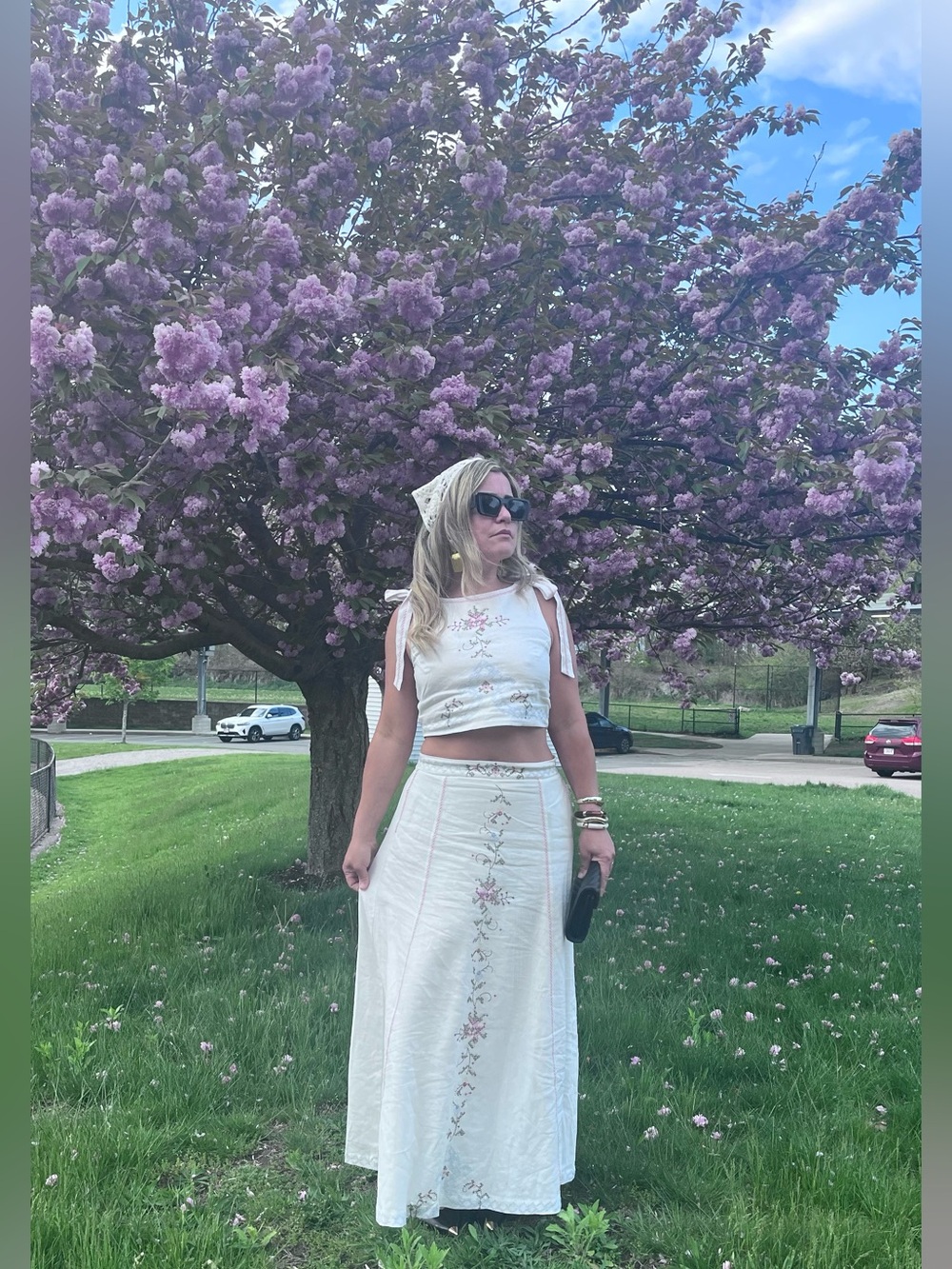 NEW 2 PC SET CAMILA COELHO EMBROIDERY SKIRT AND BOW TOP 
🚨FIRM PRICE NO DISCOUNT - Picture 17 of 17
